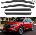 Window Visors Rain Guards for 2022 2023 2024 2025 Hyundai Tucson, Out-Channel by YQAUTEC