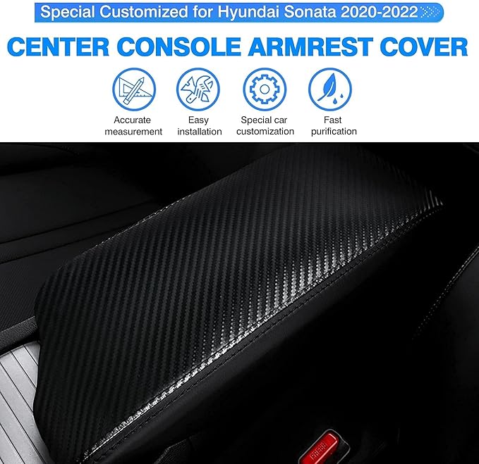 Autorder Center Console Cover for Hyundai Sonata 2020 2021 2022 2023 - Image 2