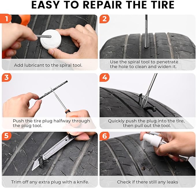 ETENWOLF Flat Tire Repair Kit - Image 6