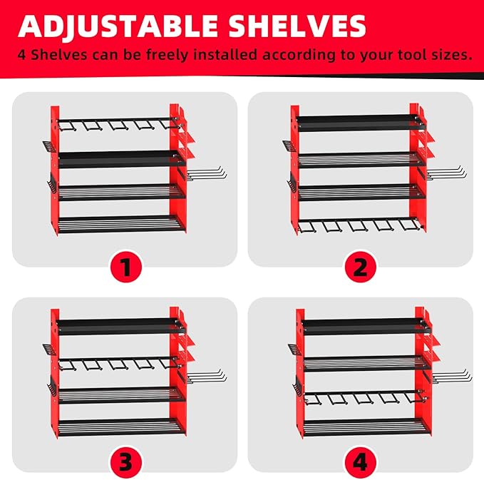Power Tool Organizer Wall Mount - Image 5