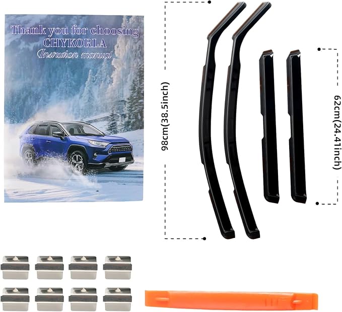 in Channel Rain Guards Fit for 2021 2022 2023 2024 2025 Chevrolet Tahoe/GMC - Image 7
