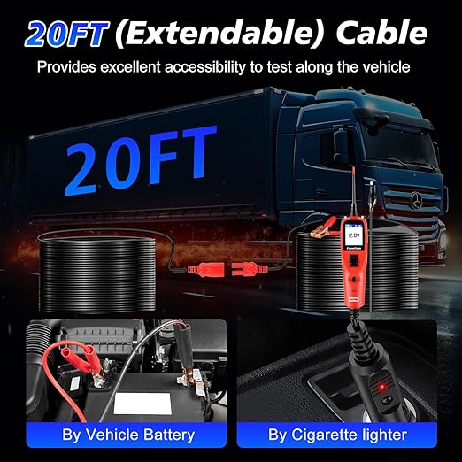 Autel PowerScan PS100 Power Circuit Probe Tester, Breaker Finder, 12V 24V - Image 5