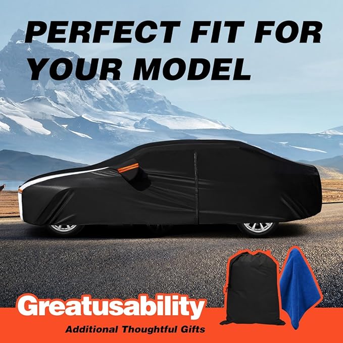 Honda Pilot Car Cover 100% Waterproof All Weather, Gift - Image 7