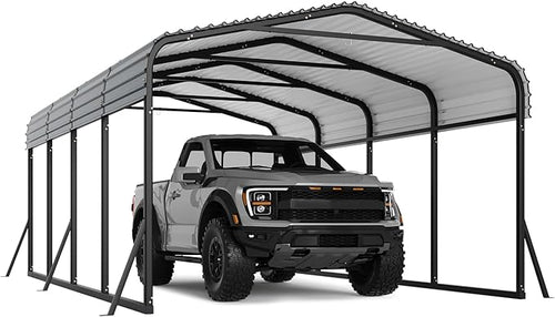 12' x 20' x 8.5' Heavy Duty Metal Carport by Hipicute