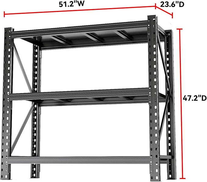 Heavy Duty Metal Storage Shelves - Image 3