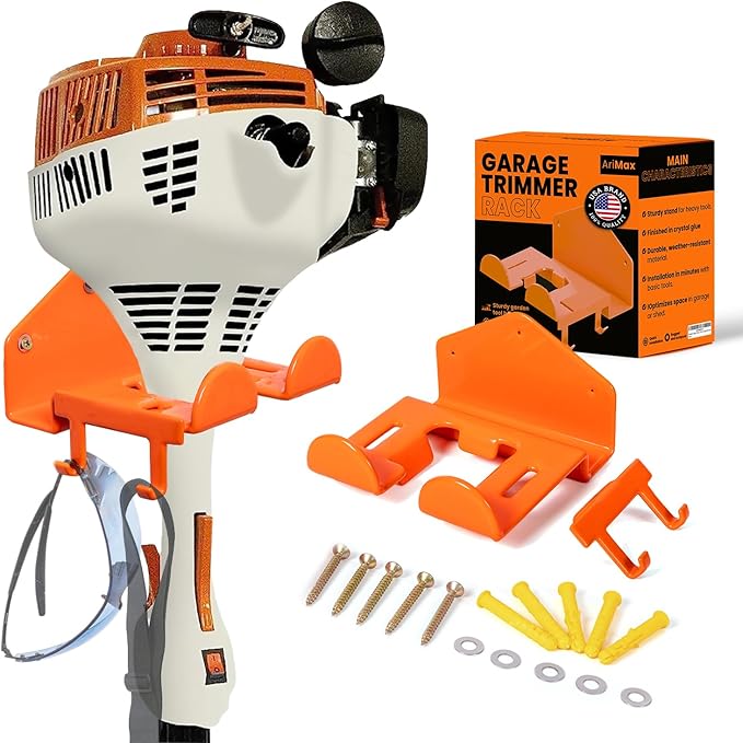 Weed Eater Hanger with Extra Hook by Unknown