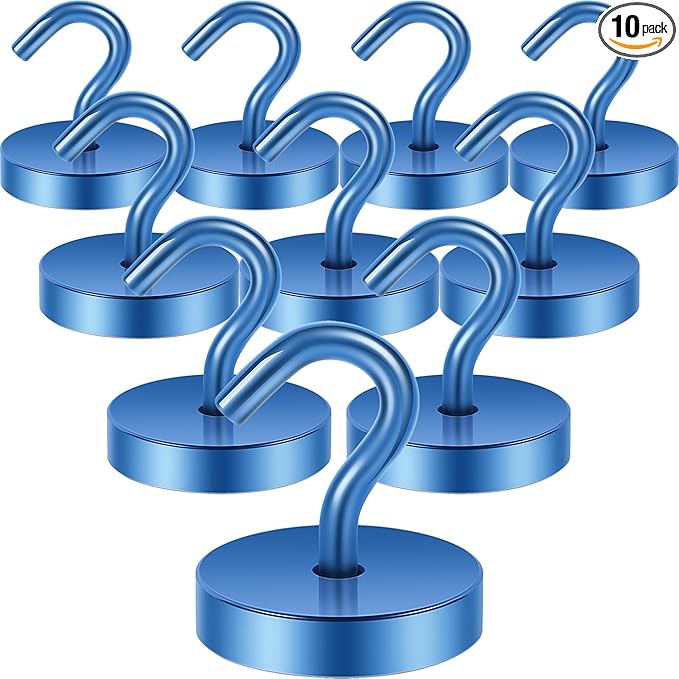Neosmuk Magnetic Hooks, Cruise Ship Essentials, 120lb+ Heavy Duty Magnetic Hooks by Neosmuk