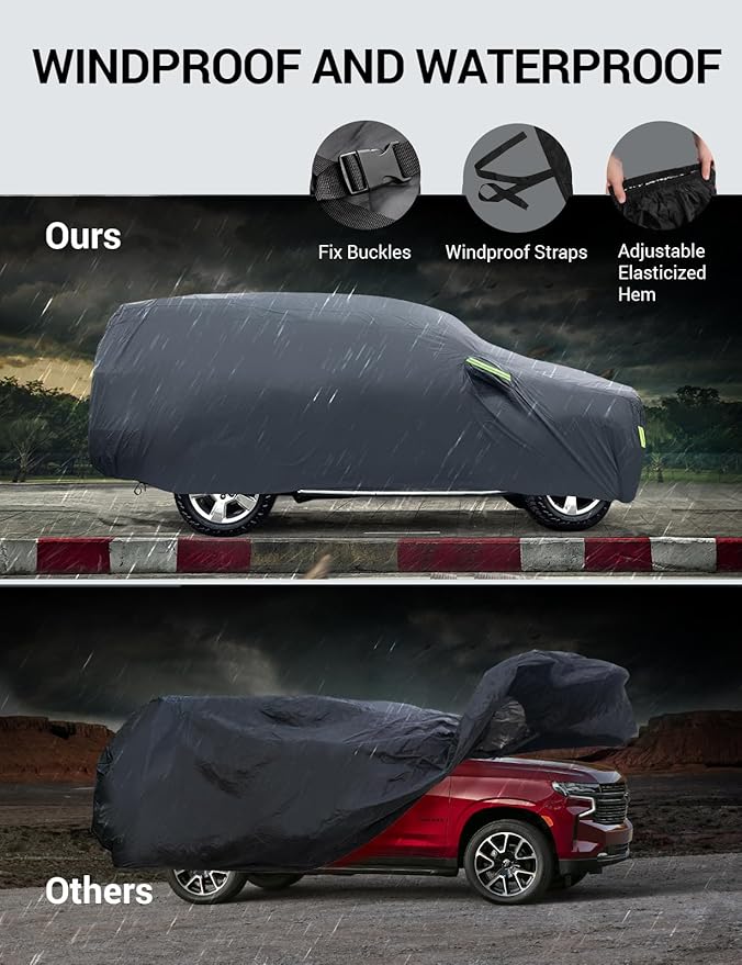Proadsy Car Cover Custom Fit for Ford Expedition 2022-2026, Waterproof All - Image 5