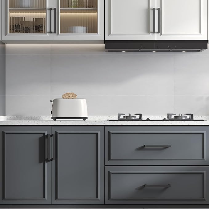 goldenwarm 35Pack 8INCH Matte Black Cabinet Pulls Kitchen Hardware, 204mm - Image 6