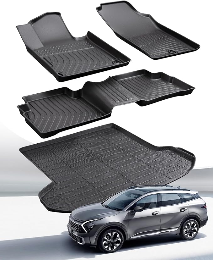 Weather Liner® Floor Mats for Kia Sportage 2023 2024 2025 2026, Not Hybrid PHEV by WeatherLiner