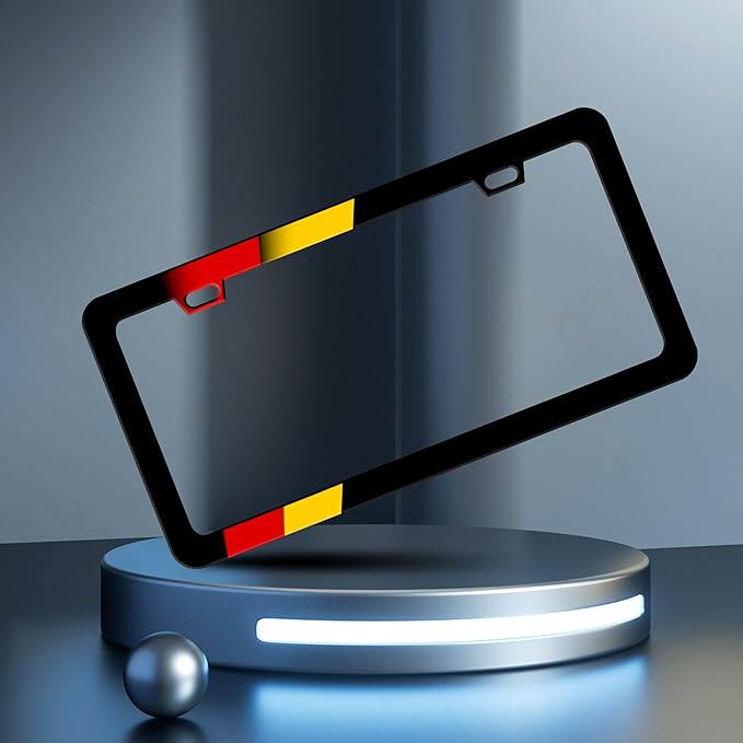German Flag License Plate Frame Germany License Plate Frames Personalise - Image 2
