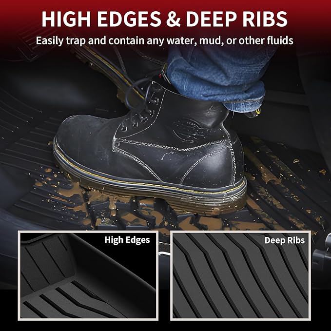 LASFIT Floor Mats for Mercedes Benz GLE 2019 2018 2017 2016 350/400 / 43 AMG / - Image 3