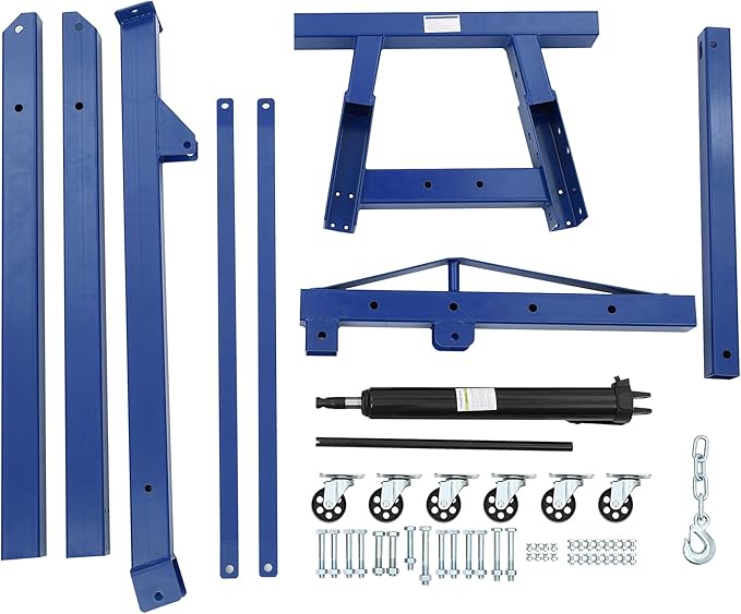Engine Hoist Cherry Picker, 2 Ton Folding Hydraulic Engine Hoist - Image 7
