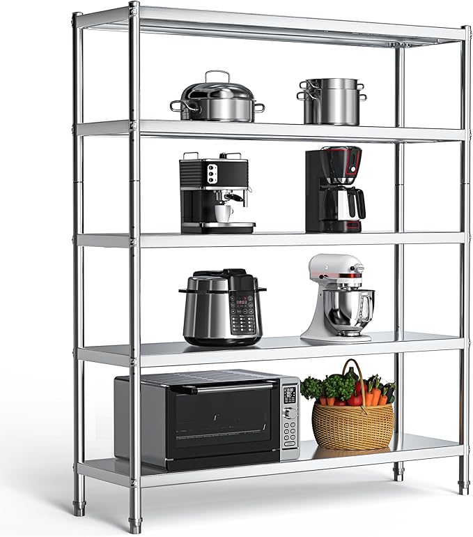 YITAHOME NSF Stainless Steel Shelves, Heavy Duty Shelving by YITAHOME