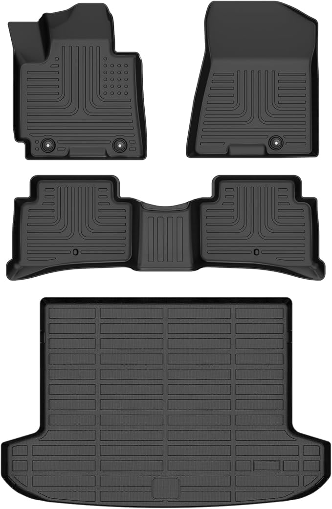 Wayhigh-All Weather Floor Mats and Cargo Mat Set Fit by Wayhigh