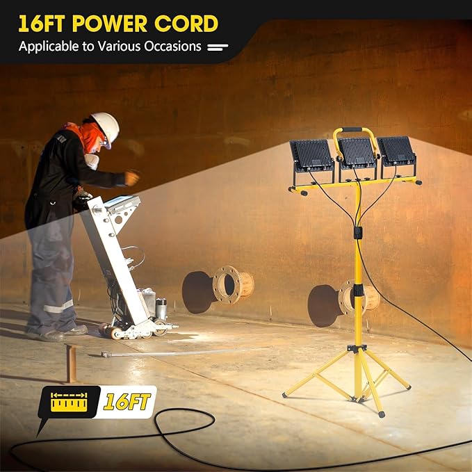 21000 lumens LED work light, IP66 waterproof portable work light, - Image 6