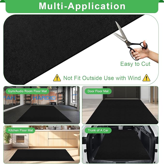 Golf Cart Parking Mat 9.84 ft. x 4.92 ft, 1.6MM Thickened Oil Absorbent - Image 7