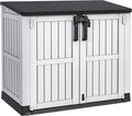 YITAHOME 36 cu ft Resin Outdoor Storage Shed, Weather-Resistant Horizontal Tool by YITAHOME
