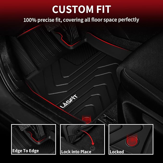LASFIT Floor Mats Fit for Mazda CX5 2025 2024 2023 2022 2021 2020 2019 2018 - Image 2
