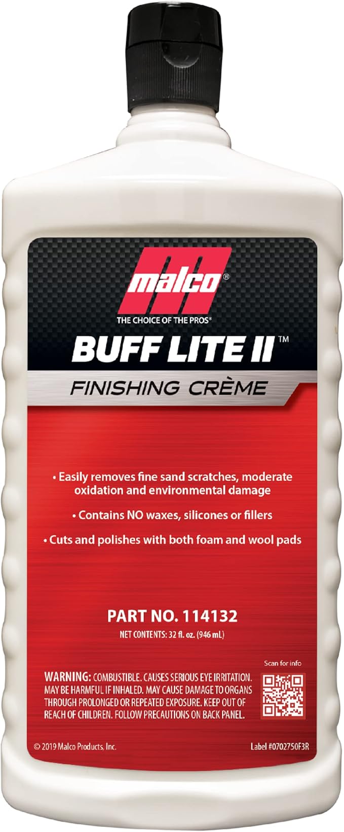 Malco Buff Lite II Finishing Crème – One-Step Professional Cutting, Polishing by MalcoProductsInc