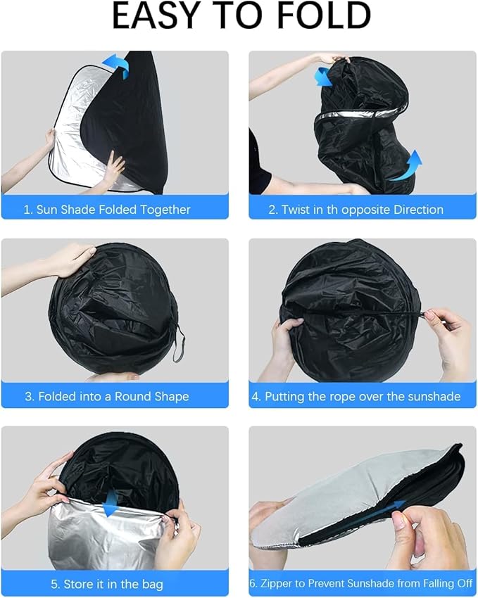2025 Upgrade Front Windshield Sunshade fit - Image 6