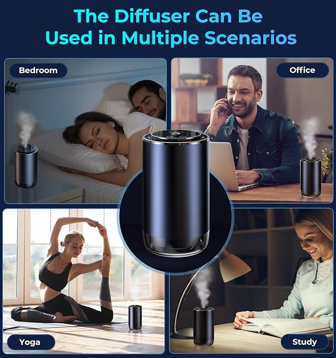Oil Diffuser for Home and Car Smart Air Freshener, Auto On/Off by AI Chip - Image 8