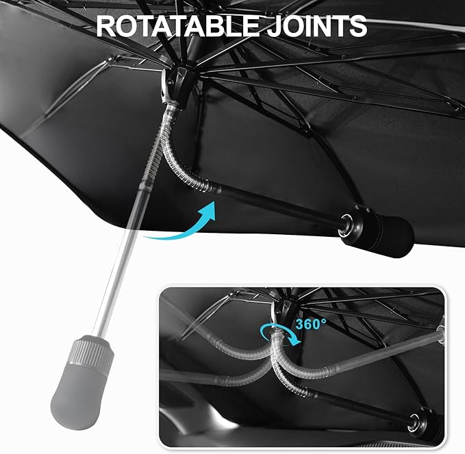 Custom Fit Windshield Sun Shade Umbrella - Image 6
