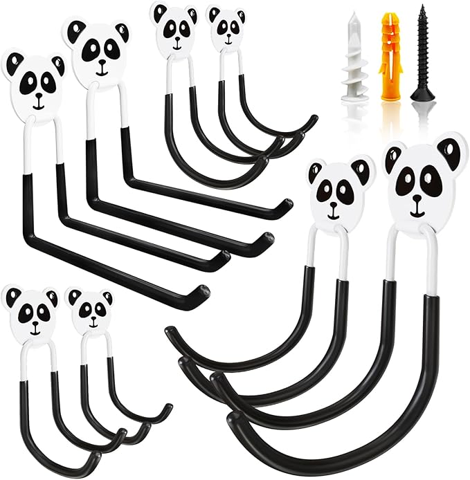 GPANDAG 8-Pack Heavy Duty Garage Hooks, Anti-Slip Coating Utility Hooks by GPANDAG