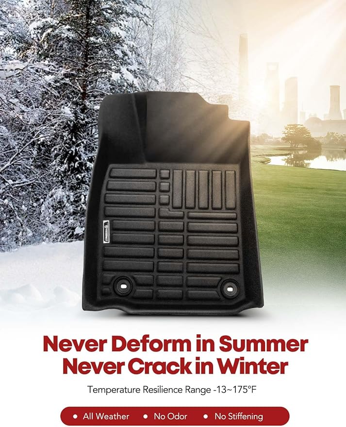 YHTAUTO Automotive All Weather Floor Mats Compatible - Image 8