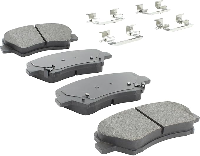 Premium Semi-Metallic Front Brake Pads Compatible - Image 2