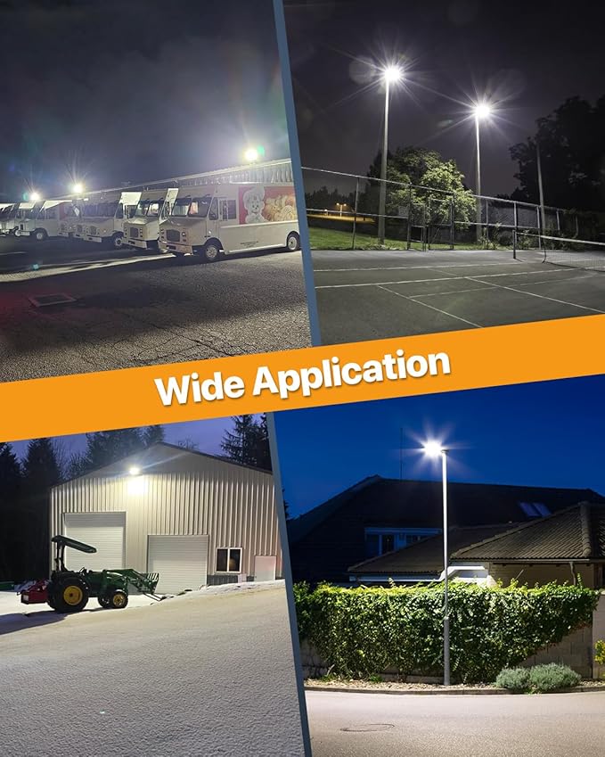 Parking Lot Light 200W 30, 000LM Slip Fitter Led Street Pole Light - Image 8