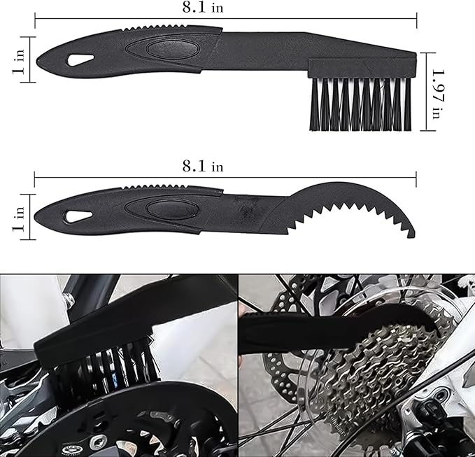 Bicycle Chain Cleaning Tool Brush Motorcycle Chain Brush，MotorcycleBicycle - Image 3