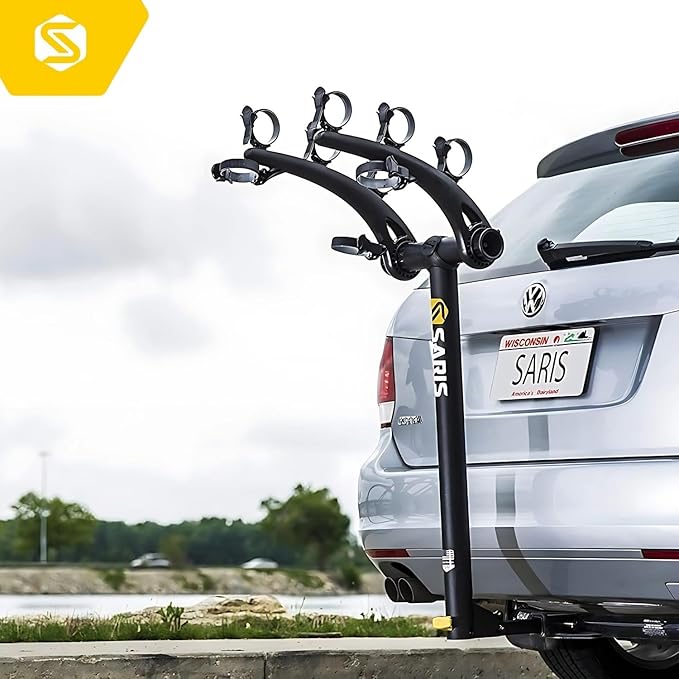 Saris Bones 4-Bike Hitch Rack Bicycle Carrier, - Image 6