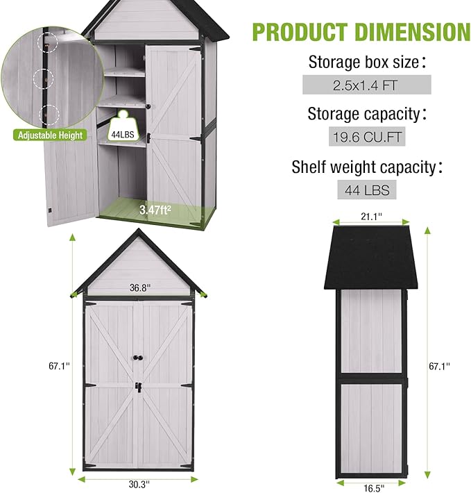 GUTINNEEN Shed Outdoor Storage Upgraded - Image 6