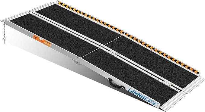 LEMNISCATE 6FT Wheelchair Ramp, 29.2” W Non-Slip Portable Ramps by LEMNISCATE
