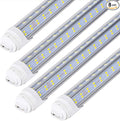 10PCS, LED Shop Light 8FT Tube, 2 Pin LED Tube Lights 270 Degree Angle by FTUBET