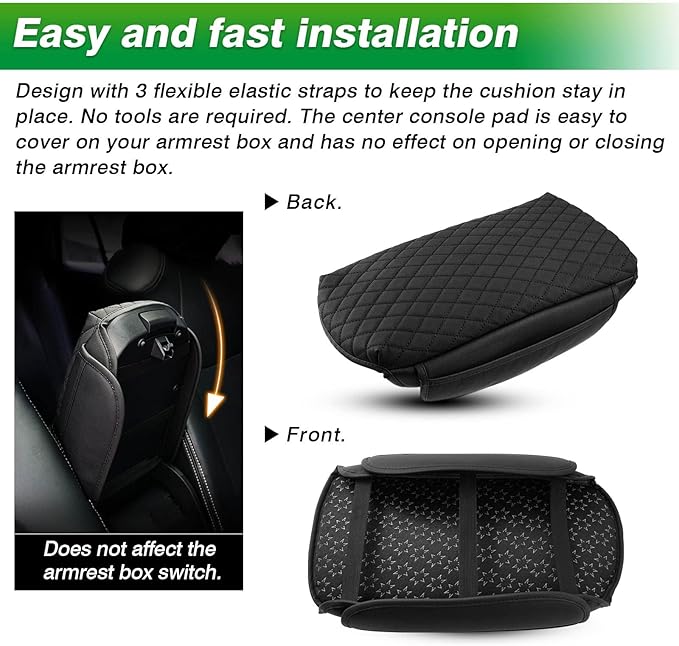 Shademax Center Console Cover Toyota RAV4 2019-2024 2025 2026 Armrest Cover - Image 7