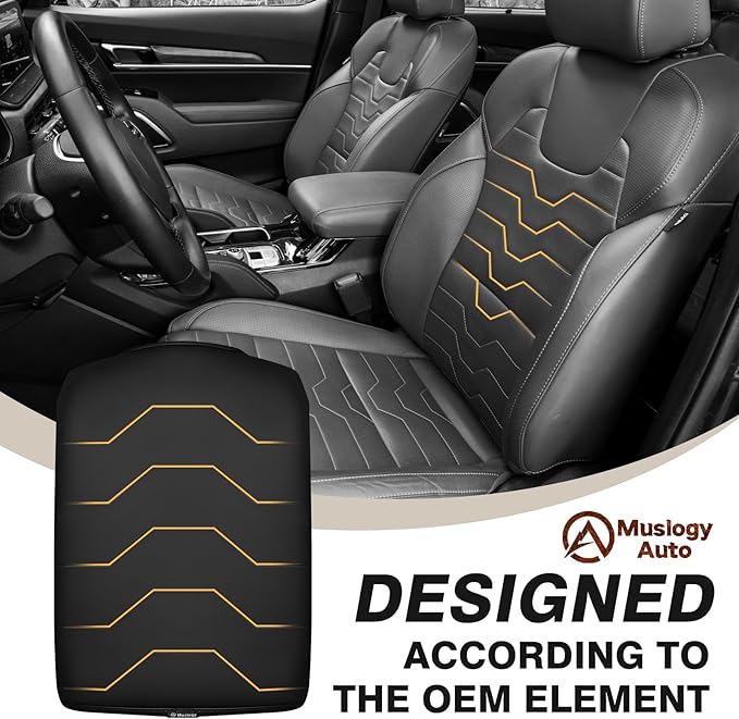 Muslogy Center Console Armrest Cover Compatible - Image 4