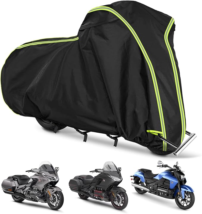 Motorcycle Cover for Honda GL1500 GL1800, Honda Gold Wing 2001-2023 by BIGACOVER
