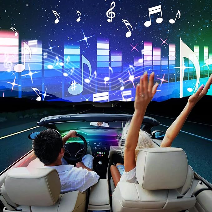 Dreamcolor Acrylic Interior Car LED Strip Light 43-inch, which fit - Image 6