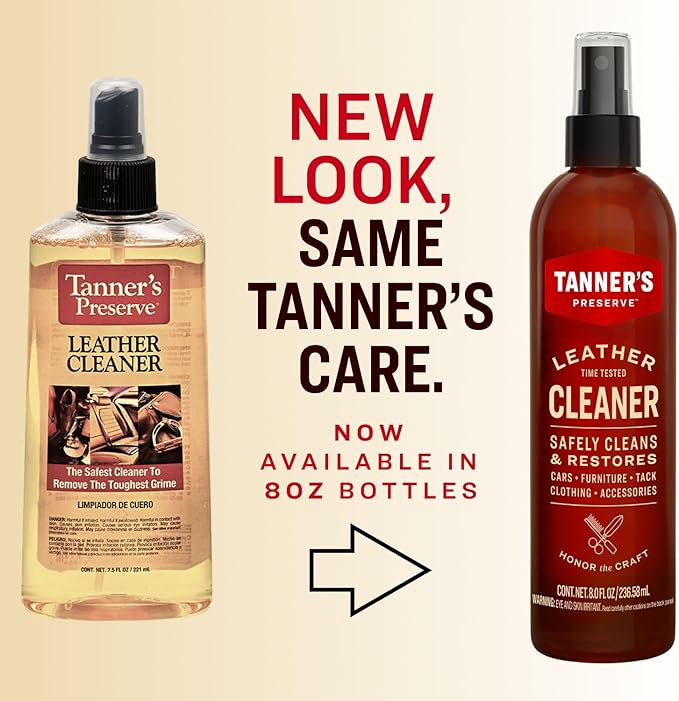 Tanner's Preserve Leather Cleaner, Cleans & Restores Finished Leather, Use - Image 7