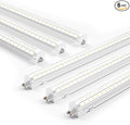 Ensenior 6 Pack 4 FT Led Shop Lights, 6000K Clear White, 5000LM Super Bright by Ensenior