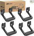 Nilight Universal Side Step Slip-Proof Aluminum Side Hoop Steps Nerf Bars by Nilight