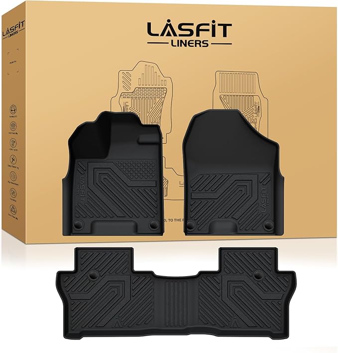 LASFIT Floor Mats for Honda Passport 2019 2020 2021 2022 2023 2024 2025 by LASFIT