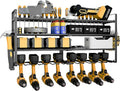 Wall Mount Power Tool Organizer, 4 Layer 8 Drill Hangers Storage Rack, Tool by Tagzilo