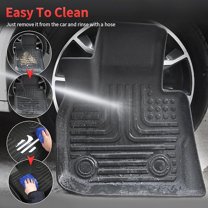 Wayhigh-All Weather Floor Mats and Cargo Liners Set - Image 4