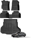 TripleAliners Floor Mats & Trunk Mat Full Set Compatible by TripleAliners