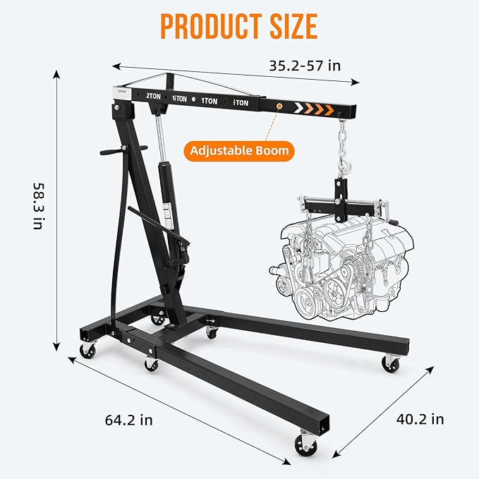 2 Ton Folding Engine Hoist - Image 5