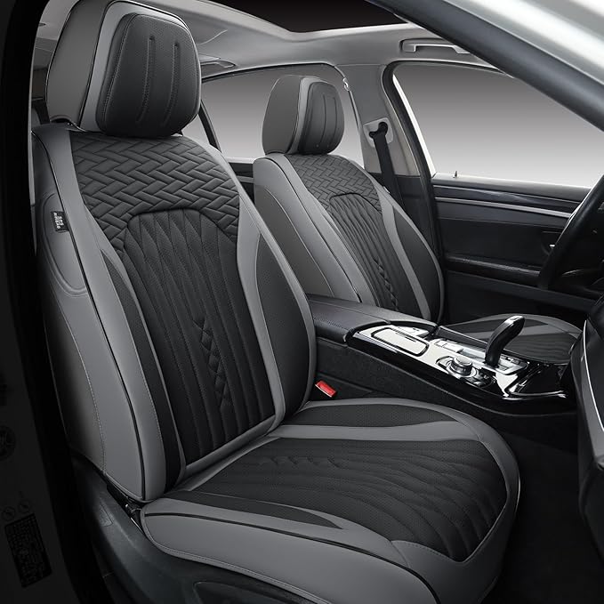 Car Seat Covers Full Set, Leather Seat Covers - Image 7