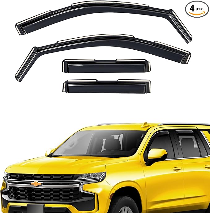 Extra Durable Window Deflectors in-Channel Window Visors Rain Guards Fit by AEROGUYSCustomfitrainguard